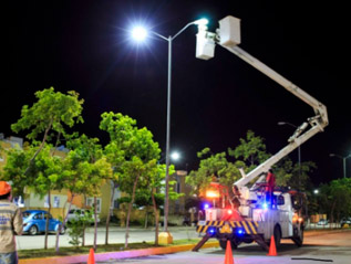 Instalación integral de redes de alumbrado público
